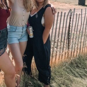 hot fun BLACK jumpsuit - free people